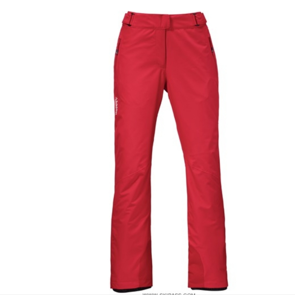 Schoffel Fergie dynamic snow recco bright red pants